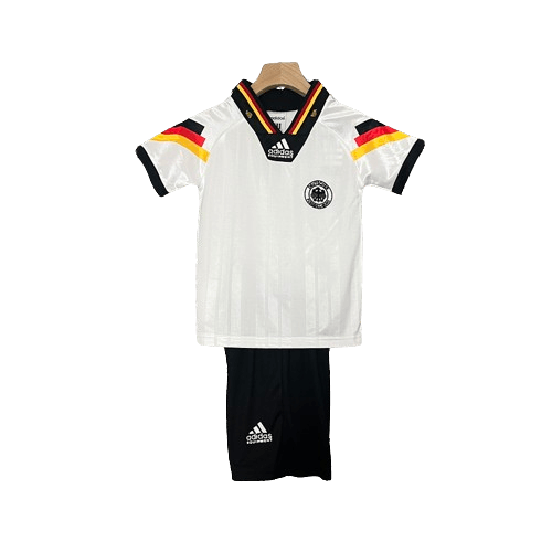 Conjunto Retrô Infantil Seleção Alemanha l 1992 - Modelo Torcedor