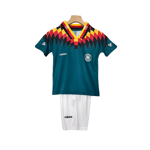 Conjunto Retrô Infantil Seleção Alemanha ll 1994 - Modelo Torcedor