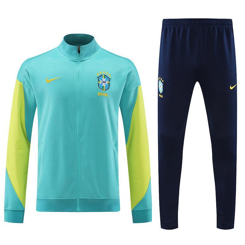 Conjunto de Frio Seleção Brasil 2024/25 Verde - Viagem - JH ESPORTES - CAMISA DE TIMES