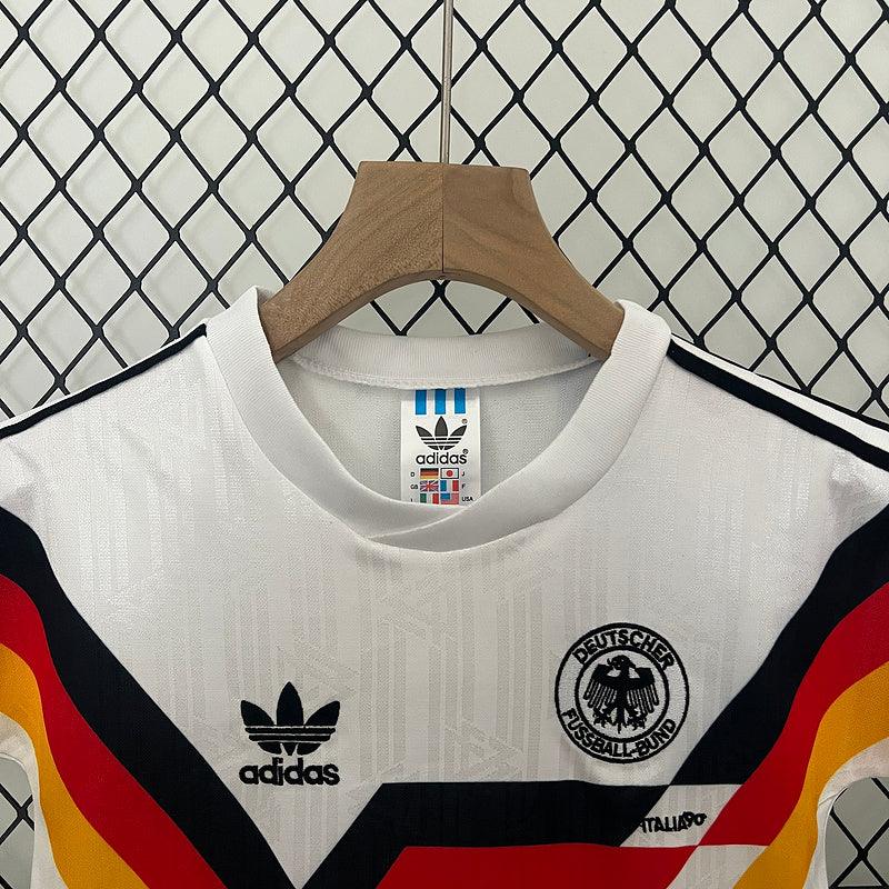 Conjunto Retrô Infantil Seleção Alemanha l 1990 - Modelo Torcedor