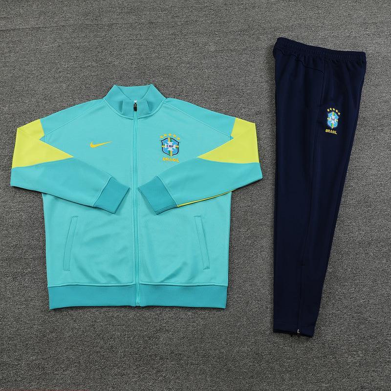 Conjunto de Frio Seleção Brasil 2024/25 Verde - Viagem - JH ESPORTES - CAMISA DE TIMES