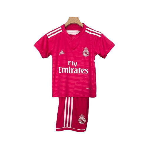 Conjunto Retrô Infantil Real Madrid ll 2014/15 - Modelo Torcedor