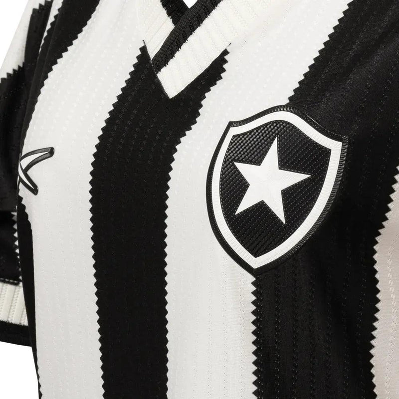 Camisa Botafogo Feminina Home 24/25 - Preta e Branca - JH ESPORTES - CAMISA DE TIMES