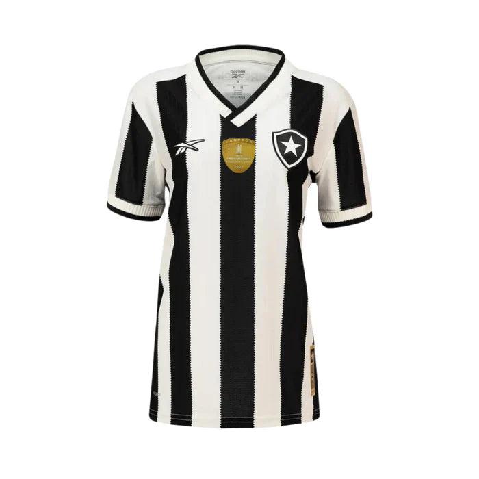 Camisa Botafogo Feminina Home 24/25 - Preta e Branca - JH ESPORTES - CAMISA DE TIMES