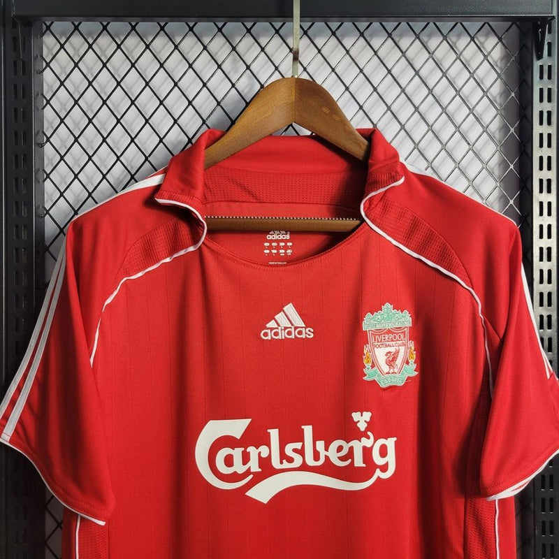 Camisa Retrô Liverpool Adidas 2006/07 Masculino Vermelho - JH ESPORTES - CAMISA DE TIMES