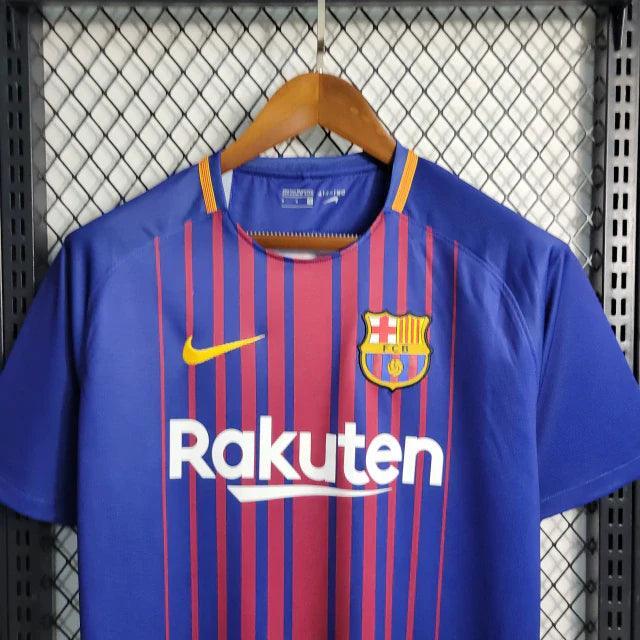 Camisa Retrô Barcelona I Home 2017/18 Nike Masculino Azul Grená - JH ESPORTES - CAMISA DE TIMES