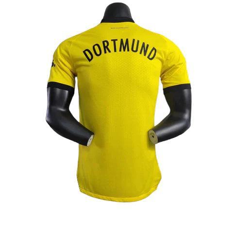 Camisa Borussia Dortmund Home 23/24 Jogador Puma Masculina - Amarelo e Preto - JH ESPORTES - CAMISA DE TIMES