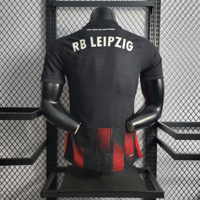 Camisa RB Leipzig 22/23 Nike Masculina Jogador - Preto e Vermelho - JH ESPORTES - CAMISA DE TIMES