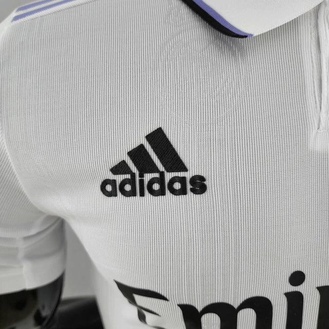 Camisa Real Madrid Home 22/23 Jogador Adidas Masculina - Branca - JH ESPORTES - CAMISA DE TIMES