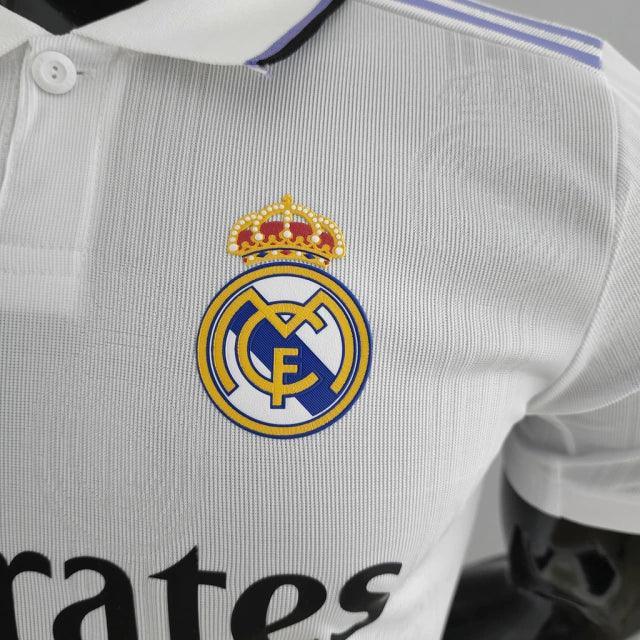 Camisa Real Madrid Home 22/23 Jogador Adidas Masculina - Branca - JH ESPORTES - CAMISA DE TIMES