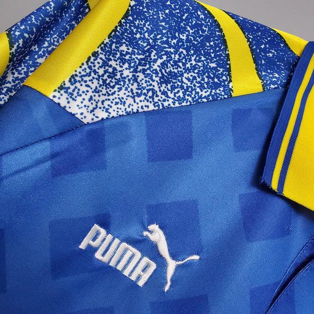 Camisa Retrô Parma Puma 1995/97 Masculino Azul e Amarelo - JH ESPORTES - CAMISA DE TIMES