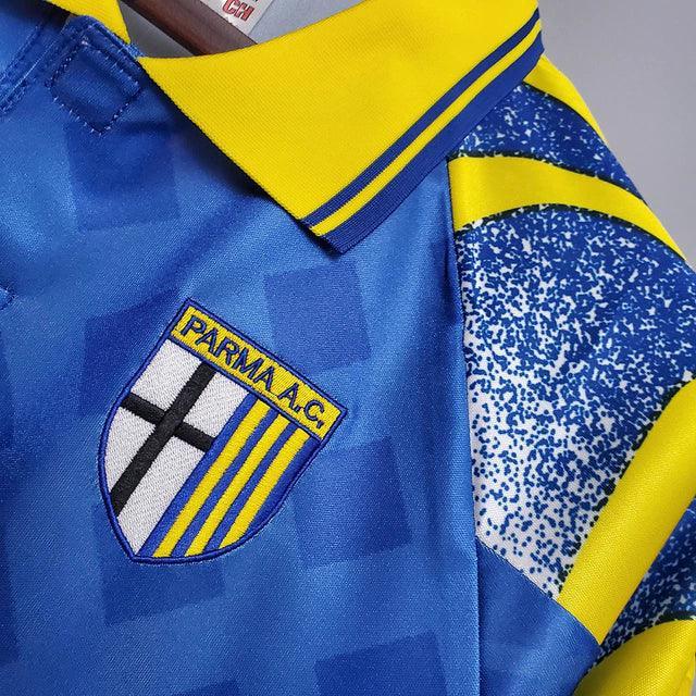 Camisa Retrô Parma Puma 1995/97 Masculino Azul e Amarelo - JH ESPORTES - CAMISA DE TIMES