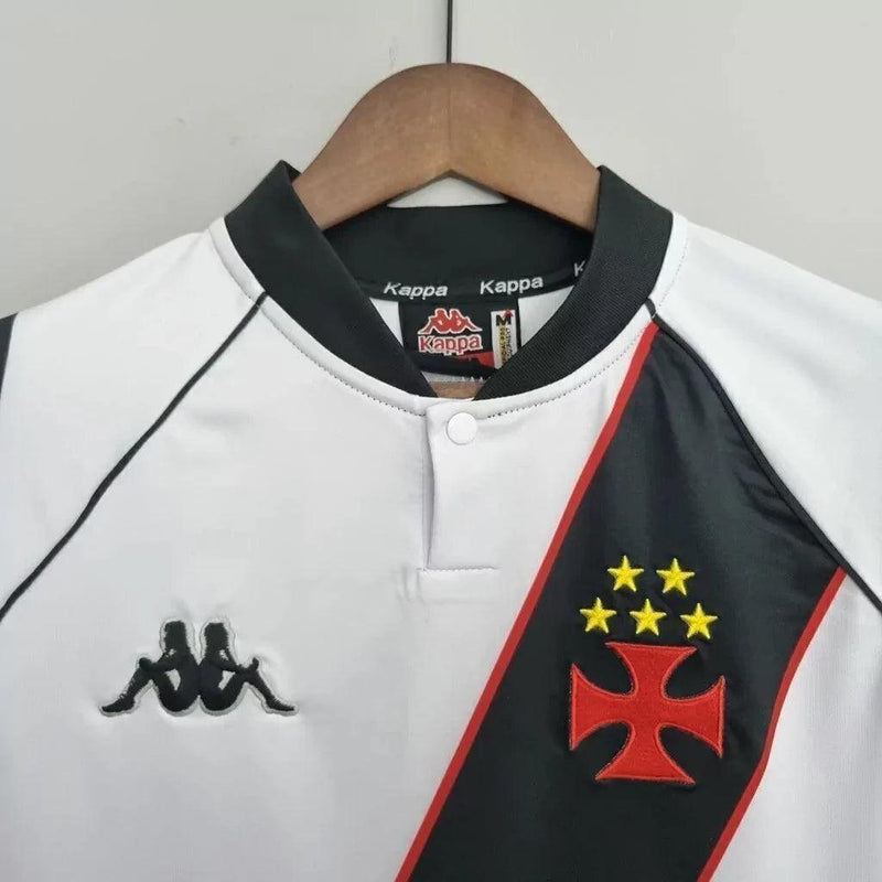 Camisa Retrô Kappa Vasco II 1998/99 Masculino Branco - JH ESPORTES - CAMISA DE TIMES