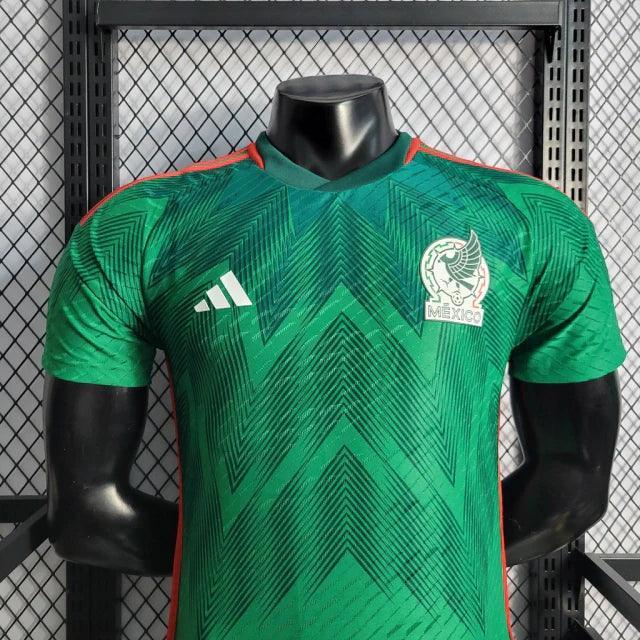 Camisa Seleção do México Home 22/23 Jogador Adidas Masculina - Verde - JH ESPORTES - CAMISA DE TIMES