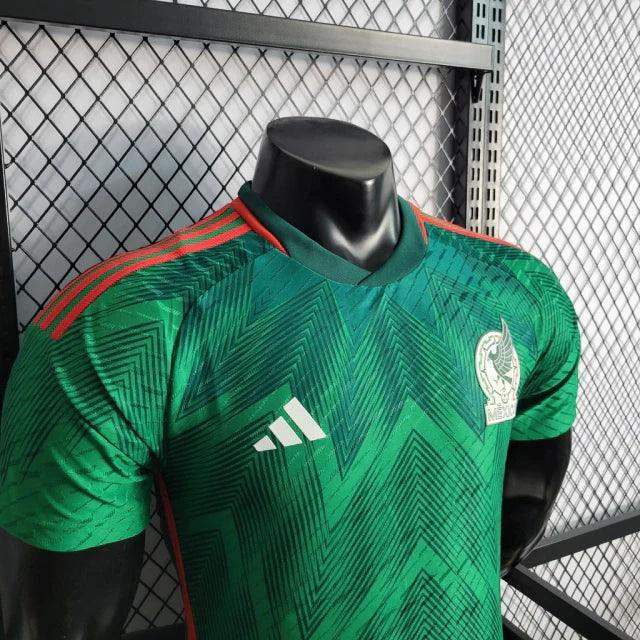 Camisa Seleção do México Home 22/23 Jogador Adidas Masculina - Verde - JH ESPORTES - CAMISA DE TIMES