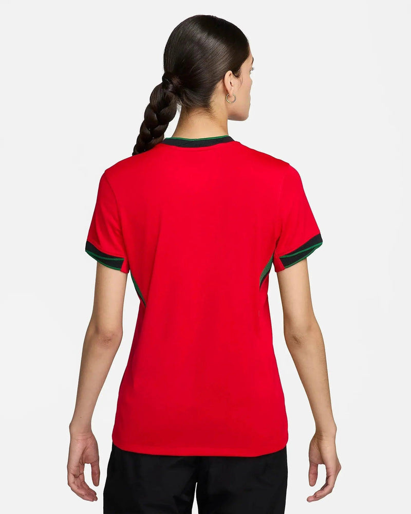 Camisa Portugal Feminina Home 2024 - Vermelha - JH ESPORTES - CAMISA DE TIMES