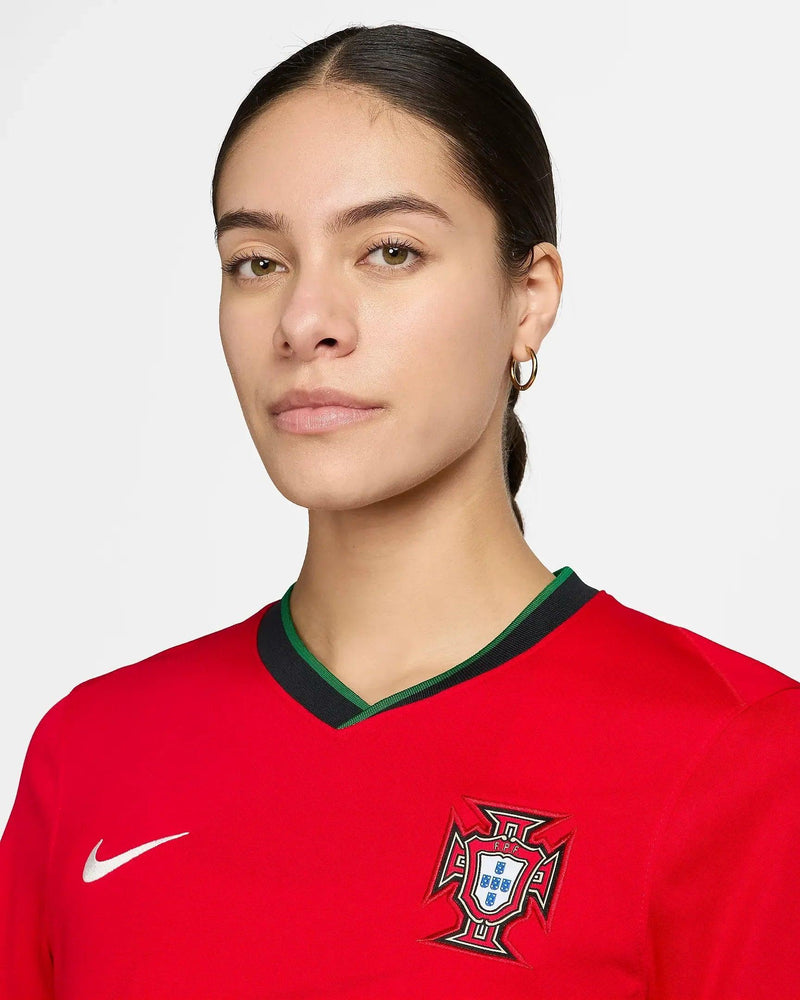 Camisa Portugal Feminina Home 2024 - Vermelha - JH ESPORTES - CAMISA DE TIMES