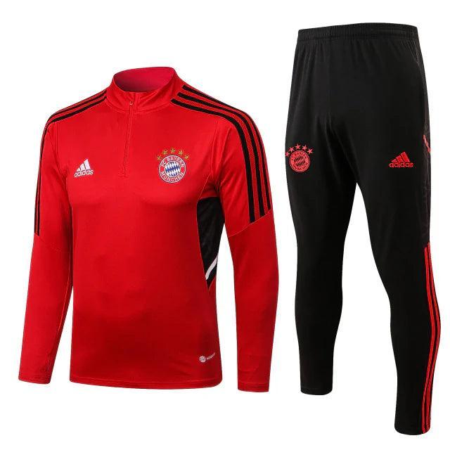 Conjunto Bayern de Munique 23/24 Masculino Adidas - Vermelho - JH ESPORTES - CAMISA DE TIMES