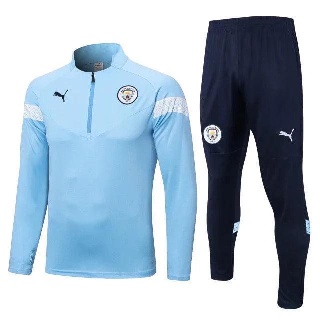 Conjunto Manchester City 23/24 Masculino Puma - Azul - JH ESPORTES - CAMISA DE TIMES