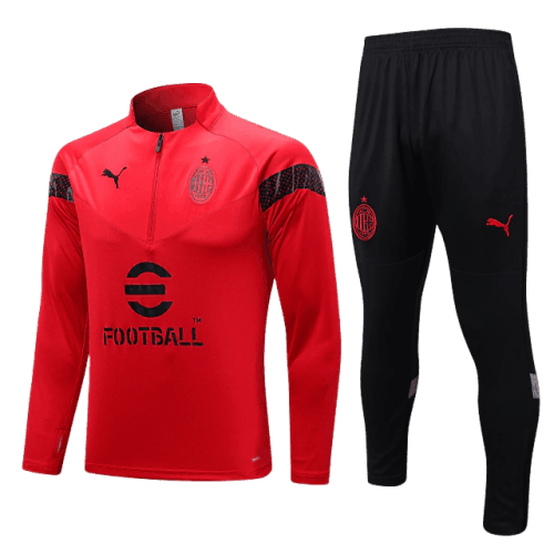 Conjunto Milan 23/24 Masculino Puma - Vermelho - JH ESPORTES - CAMISA DE TIMES