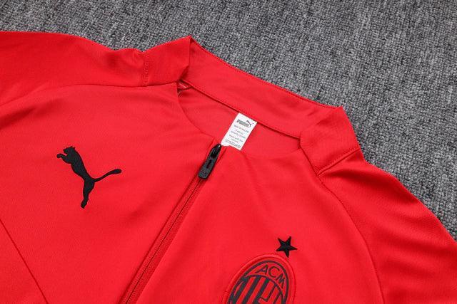 Conjunto Milan 23/24 Masculino Puma - Vermelho - JH ESPORTES - CAMISA DE TIMES