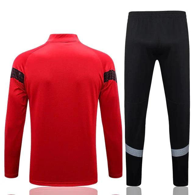 Conjunto Milan 23/24 Masculino Puma - Vermelho - JH ESPORTES - CAMISA DE TIMES