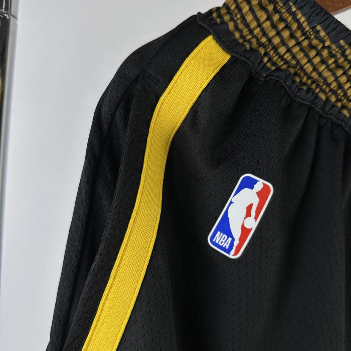 Short NBA Golden State Warriors City Edition 23/24 Preto e Amarelo - JH ESPORTES - CAMISA DE TIMES