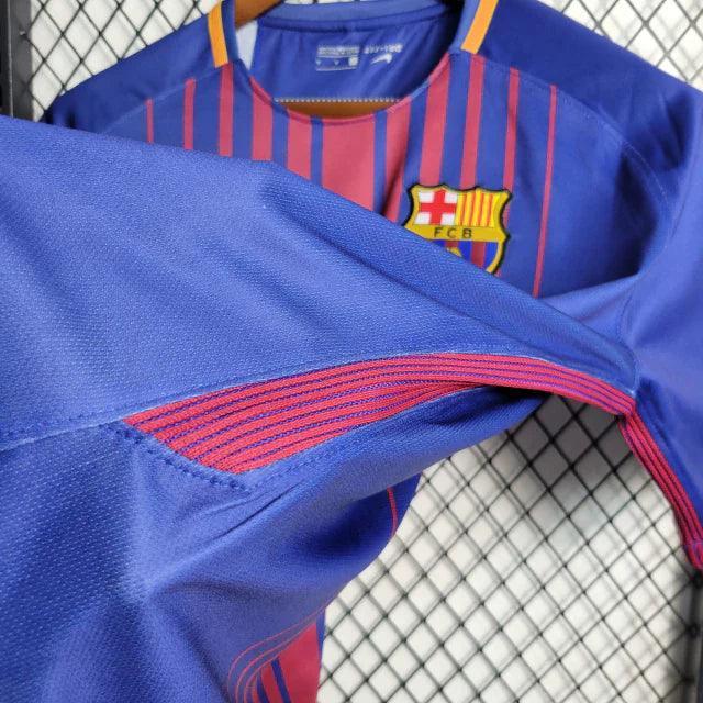 Camisa Retrô Barcelona I Home 2017/18 Nike Masculino Azul Grená - JH ESPORTES - CAMISA DE TIMES