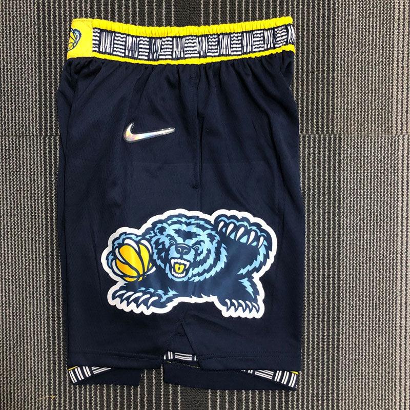 Short NBA Memphis Grizzlies Icon Edição 75 anos 21/22 Azul Escuro - JH ESPORTES - CAMISA DE TIMES