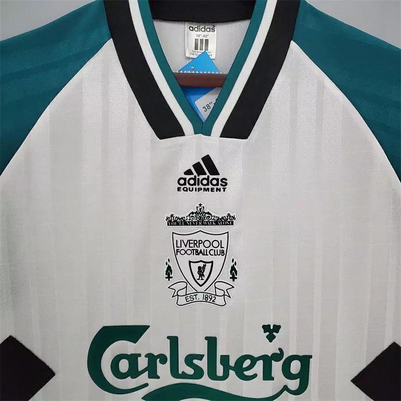 Camisa Retrô Liverpool 1993/95 Adidas Masculino Branco - JH ESPORTES - CAMISA DE TIMES