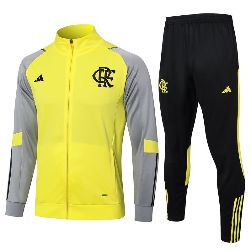 Conjunto de Frio Flamengo 2024/25 Amarelo - Viagem - JH ESPORTES - CAMISA DE TIMES