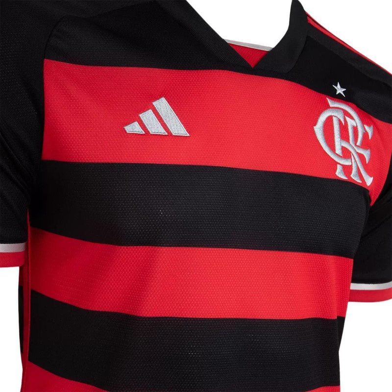 Camisa Flamengo Home 24/25 - Preta e Vermelha - JH ESPORTES - CAMISA DE TIMES