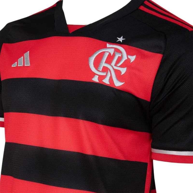 Camisa Flamengo Home 24/25 - Preta e Vermelha - JH ESPORTES - CAMISA DE TIMES