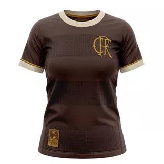 Camisa CRF Feminina Consciência Negra 24/25 - Marrom - JH ESPORTES - CAMISA DE TIMES