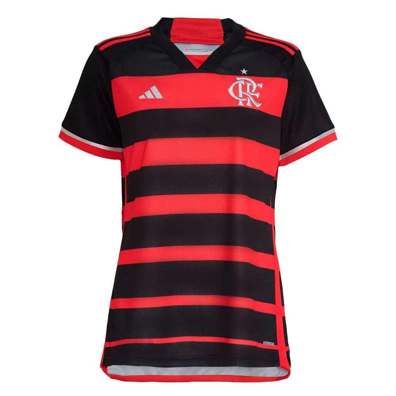 Camisa CRF Feminina Home 24/25 - Preta e Vermelha - JH ESPORTES - CAMISA DE TIMES