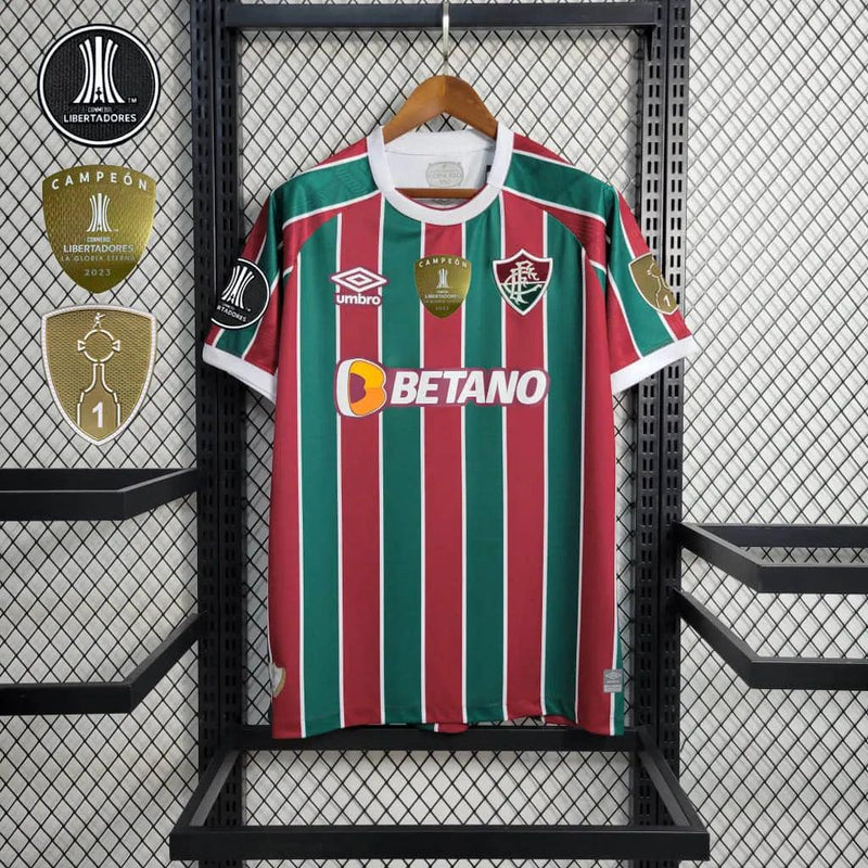 Camisa Fluminense Home 23/24 - Vinho e Verde - JH ESPORTES - CAMISA DE TIMES