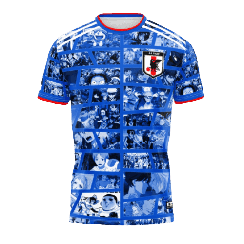 Camisa Japão Anime 2022 - Azul - JH ESPORTES - CAMISA DE TIMES