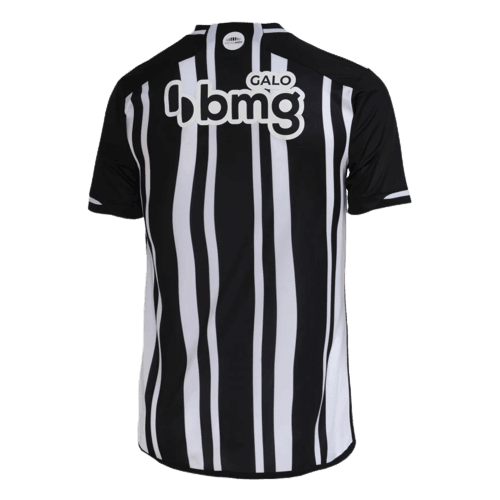 Camisa Atlético Mineiro Home 23/24 - Preta e Branca - JH ESPORTES - CAMISA DE TIMES