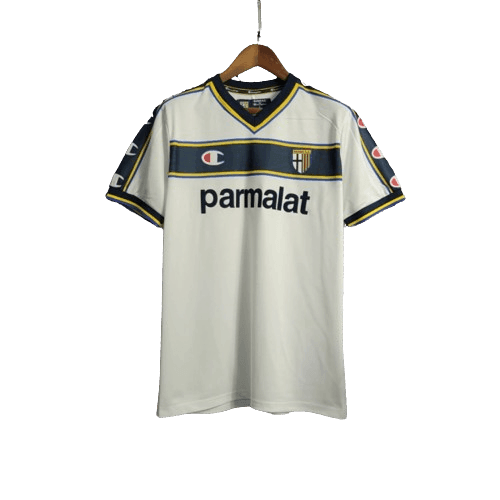 Camisa Retrô Parma Away Champion 2002/03 Masculino Branco - JH ESPORTES - CAMISA DE TIMES