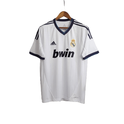 Camisa Retrô Real Madrid I Home Adidas 2012/13 Masculino Branco - JH ESPORTES - CAMISA DE TIMES