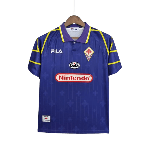 Camisa Retrô Fiorentina I Fila 1997/98 Masculino Roxo - JH ESPORTES - CAMISA DE TIMES