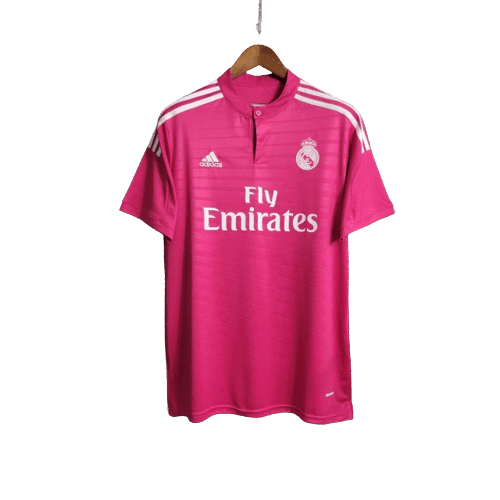 Camisa Retrô Real Madrid II Away Adidas 2014/15 Masculino Rosa - JH ESPORTES - CAMISA DE TIMES