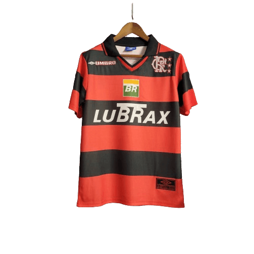 Camisa Retrô Flamengo I Home 1999/00 Masculina Vermelha e Preta - JH ESPORTES - CAMISA DE TIMES