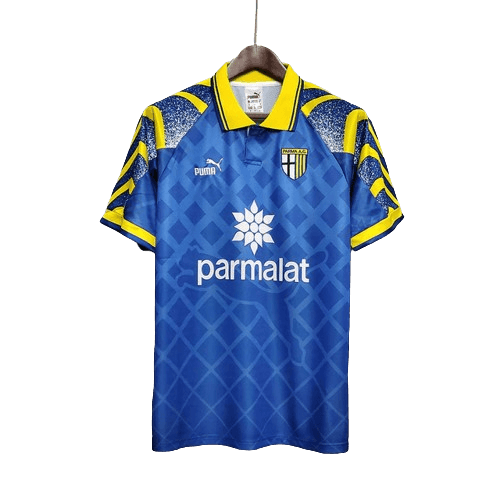 Camisa Retrô Parma Puma 1995/97 Masculino Azul e Amarelo - JH ESPORTES - CAMISA DE TIMES