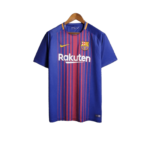 Camisa Retrô Barcelona I Home 2017/18 Nike Masculino Azul Grená - JH ESPORTES - CAMISA DE TIMES