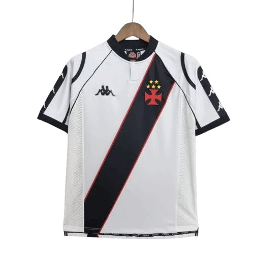 Camisa Retrô Kappa Vasco II 1998/99 Masculino Branco - JH ESPORTES - CAMISA DE TIMES