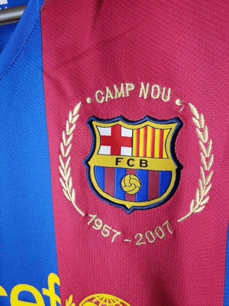 Camisa Barcelona Retrô 2006/2007 - Nike Azul Grená - JH ESPORTES - CAMISA DE TIMES