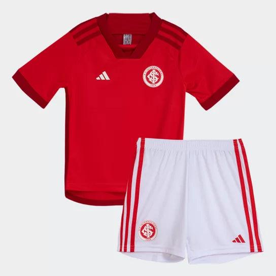 Conjunto Infantil SC Internacional l 2023/24 Vermelho - Modelo Torcedor