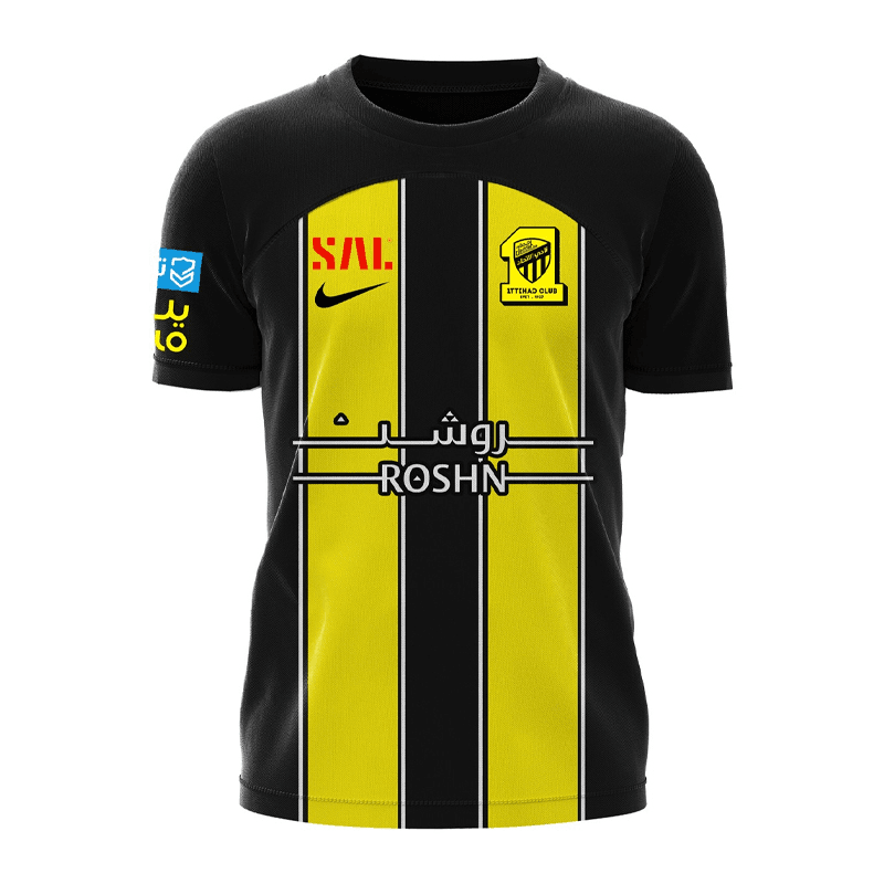 Camisa Al-Ittihad FC Home 2023/24 - nike - torcedor - masculina - JH ESPORTES - CAMISA DE TIMES