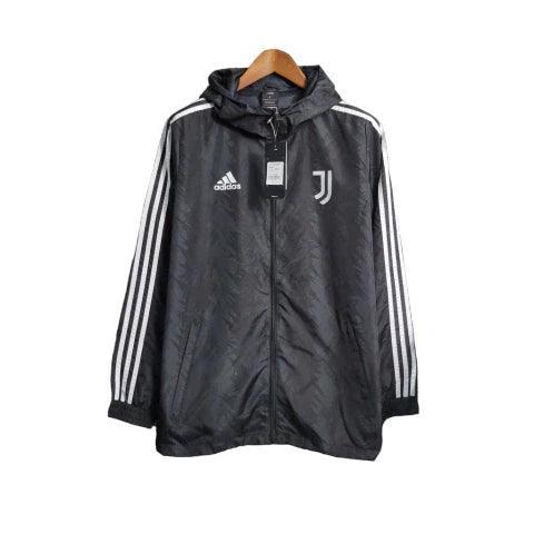 Jaqueta Corta-Vento Juventus 23/24 Masculino Adidas - Preto - JH ESPORTES - CAMISA DE TIMES